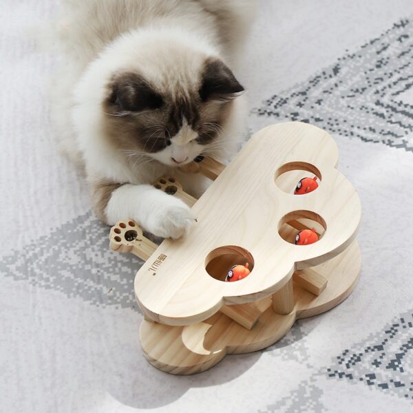 047cd76d-881c-407d-9a2c-5498f53771bc.jpg Meow Fairy Cat Supplies Cat Teaser Toy Solid Wood Whac-a-mole Cat