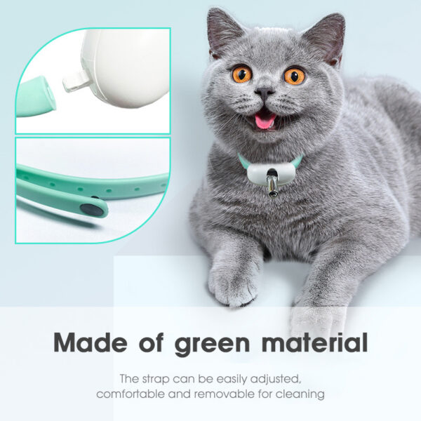 0636acda-1c07-4aa7-9f7d-19eeb340fad3.jpg Automatic Cat Toy Smart Laser Teasing Cat Collar Electric USB Charging Kitten Amusing Toys Interactive Training Pet Items
