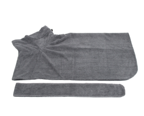 0f67301f-e055-499f-9db4-9ee64cfc628f-1.png Absorbent Pet Bathrobe With Waist-wrapped Microfiber