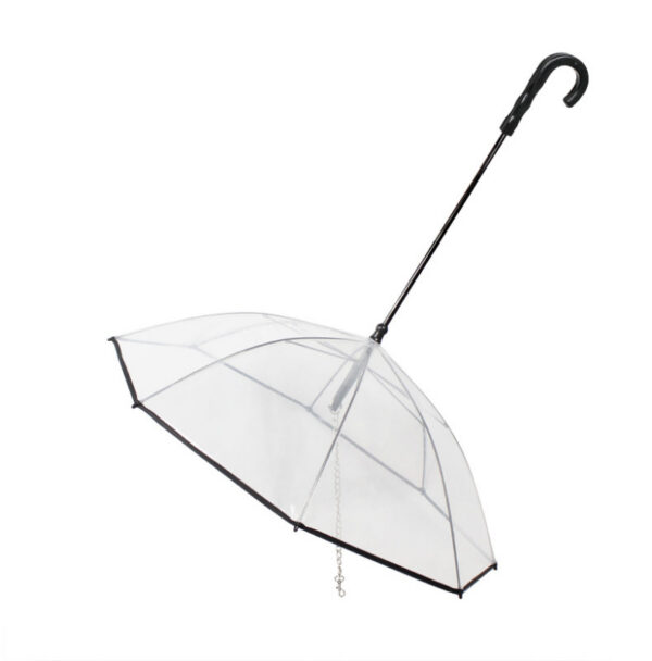 1622712254080.jpg Dog's Transparent Umbrella With Traction Chain Removable Umbrella Pet Products