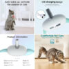 23b349da-21ab-4677-a25d-f0ccc4b3f379.jpg Automatic Cat Toy Smart Laser Teasing Cat Collar Electric USB Charging Kitten Amusing Toys Interactive Training Pet Items