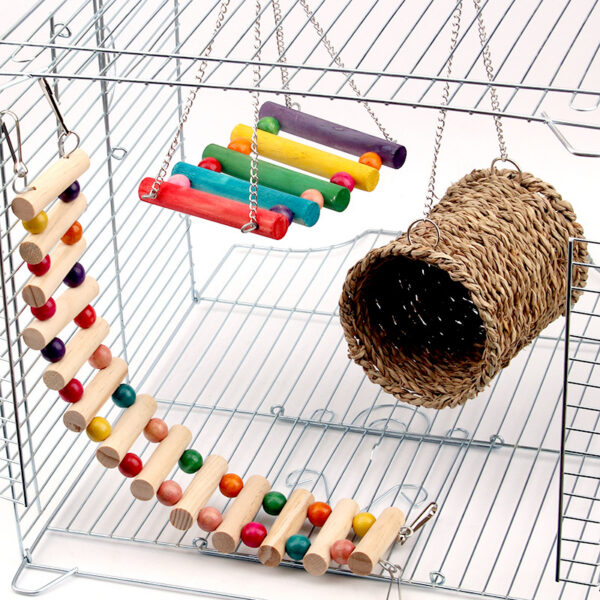 29515423403818.jpg Rat parrot toy swing climbing ladder