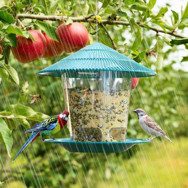 37f7d05d-fb35-43e3-bc63-26395b2bb87b.jpg Outdoor Garden Hanging Metal Bird Feeder