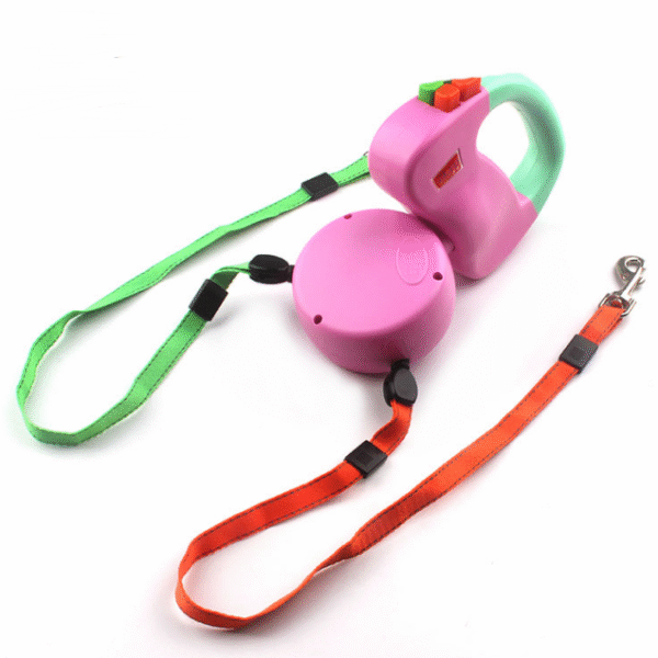4264294043892.png Retractable Dual Pet Dog Walking Leash