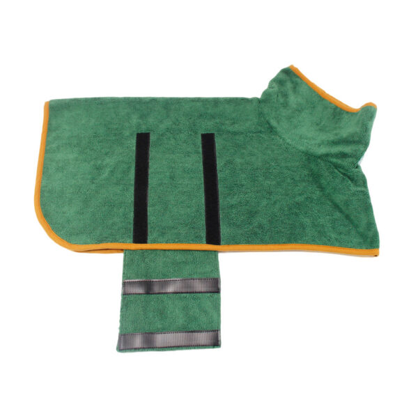 6badfc12-7c95-444b-9c66-fa6435fbc786.jpg Absorbent Pet Bathrobe With Waist-wrapped Microfiber