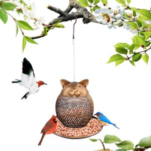 8b543207-cba5-4961-86dd-3788ae53b8bc.jpg Cat Shaped Bird Feeder Cat Shaped Vintage Handmade Outdoor Decor Villa Garden Decoration Hanging Bird Outdoor Feeder