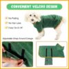 951d4fd4-5f0c-468b-95db-f36d6b334f0f.jpg Absorbent Pet Bathrobe With Waist-wrapped Microfiber