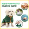 a3416e4f-a6f2-4119-abd8-b3b9b367e7f3.jpg Absorbent Pet Bathrobe With Waist-wrapped Microfiber