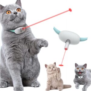 a93b5b3d-28d2-4d2c-b3c9-006b73ddf964.jpg Automatic Cat Toy Smart Laser Teasing Cat Collar Electric USB Charging Kitten Amusing Toys Interactive Training Pet Items