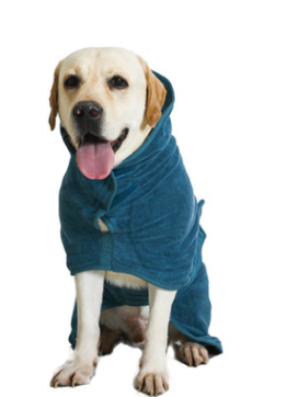 cf714a6e-3df2-4cc6-9d90-26f106aa8193-1.png Absorbent Pet Bathrobe With Waist-wrapped Microfiber
