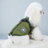 Pet Warm Dog Cotton-padded Clothes Fleece-lined Thickened Reflective Gallus